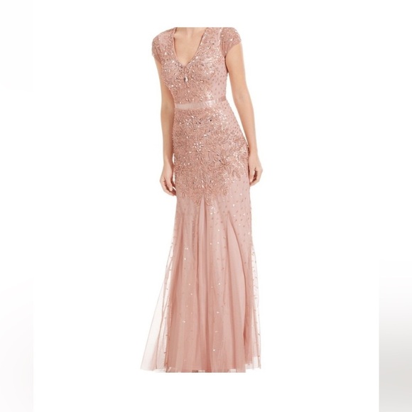 Adrianna Papell Dresses & Skirts - Blush Adrianna Papell Beaded Dress
